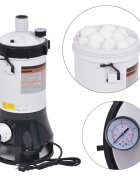 vidaXL Филтърна помпа за басейни 185 W 44 м³/ч