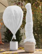 vidaXL Флийс за защита на растения от замръзване Бяло 50 x 32 м
