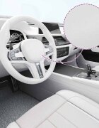 vidaXL Фолиа за кола 2 бр матово бели 100x150 см+50x150 см
