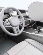 vidaXL Фолио за кола матово сребристо 100x150 см
