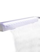 vidaXL Фонтан за басейн с LED неръждаема стомана 110 см