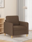 vidaXL Фотьойл кафяв 60 см плат