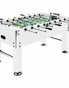 vidaXL Футболна маса джаги стомана 60 кг 140x745x875 см бяла