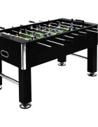 vidaXL Футболна маса стомана 60 кг 140x745x875 см черна