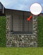 vidaXL Габион кошница U-форма поцинкована стомана 160x20x150 cм