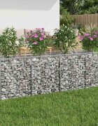 vidaXL Габиона повдигнато легло 200 x 50 x 60 cm Поцинкована стомана