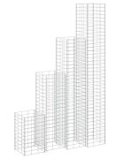 vidaXL Габиони повдигнати лехи 4 бр 30x30x50/100/150/200 см желязо