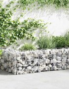 vidaXL Габионна кошница поцинкована стомана 300x30x50 см
