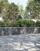 vidaXL Габионна кошница с покритие 1000x50x50 см поцинковано желязо