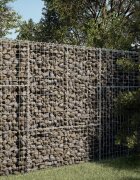 vidaXL Габионна кошница с покритие 100x50x150 см поцинковано желязо