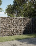 vidaXL Габионна кошница с покритие 200x100x100 см поцинковано желязо