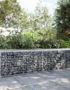 vidaXL Габионна кошница с покритие 200x100x50 см поцинковано желязо