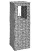 vidaXL Габионна кошница стълб 50x50x140 cм желязо