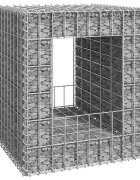 vidaXL Габионна кошница стълб 50x50x60 cм желязо