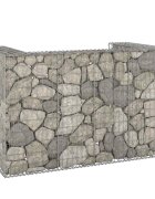 vidaXL Габионна стена за контейнери поцинкована стомана 180x100x110 см