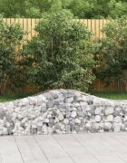 vidaXL Габионни кошници арка 11 бр 200x50x40/60 см поцинковано желязо