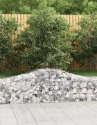 vidaXL Габионни кошници арка 13 бр 200x50x40/60 см поцинковано желязо