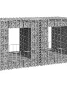 vidaXL Габионни кошници стълб 2 бр 50x50x60 cм желязо