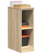 vidaXL Гаражен шкаф за съхранение дъб сонома 30x51x85 см бор масив