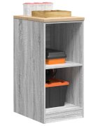 vidaXL Гаражен шкаф за съхранение сив сонома 40x51x85 см бор масив
