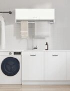 vidaXL Гардероб бял 100x325x35 см инженерно дърво