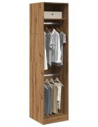 vidaXL Гардероб дъб артизан 50x50x200 см инженерно дърво