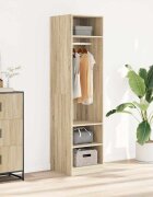 vidaXL Гардероб дъб сонома 50x50x200 см инженерно дърво