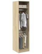 vidaXL Гардероб дъб сонома 50x50x200 см инженерно дърво