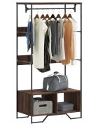vidaXL Гардероб кафяв дъб 90x50x180 см инженерно дърво