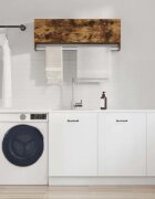 vidaXL Гардероб опушен дъб 100x325x35 см инженерно дърво