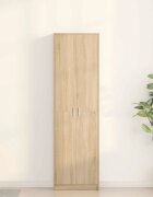 vidaXL Гардероб Сонома дъб 55 x 25 x 189 см Инженерна дървесина