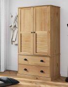 vidaXL Гардероб VIGO 90x55x170 см бор масив