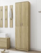 vidaXL Гардероб за антре дъб сонома 55x25x189 см инженерно дърво