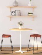 vidaXL Gavin бар табуретки 2 бр 45x38x53 см манго масив