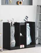 vidaXL Голф шкаф Едноцветен Черния дъб 102 x 45 x 855 см