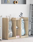 vidaXL Голф шкаф Едноцветен Сонома дъб 102 x 45 x 855 см
