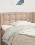 vidaXL Горна табла с уши капучино103x23x78/88 см изкуствена кожа