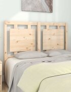 vidaXL Горна табла за легло 1255x4x100 см бор масив