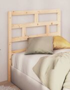 vidaXL Горна табла за легло 81x4x100 см бор масив