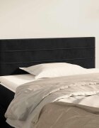vidaXL Горна табла за легло черна 80x5x78/88 см кадифе