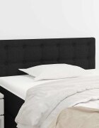 vidaXL Горна табла за легло черна 80x5x78/88 см плат