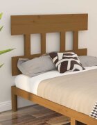 vidaXL Горна табла за легло меденокафява 1035x3x81 см бор масив