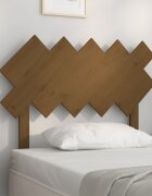 vidaXL Горна табла за легло меденокафява 104x3x805 см бор масив