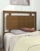 vidaXL Горна табла за легло меденокафява 1055x4x100 см бор масив