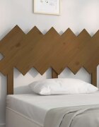 vidaXL Горна табла за легло меденокафява 1225x3x805 см бор масив