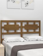 vidaXL Горна табла за легло меденокафява 1255x4x100 см бор масив