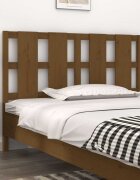 vidaXL Горна табла за легло меденокафява 1405x4x100 см бор масив