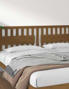 vidaXL Горна табла за легло меденокафява 2055x4x100 см бор масив