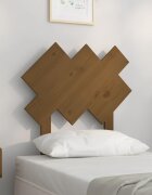 vidaXL Горна табла за легло меденокафява 725x3x81 см бор масив