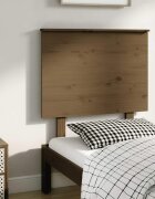 vidaXL Горна табла за легло меденокафява 79x6x825 см бор масив